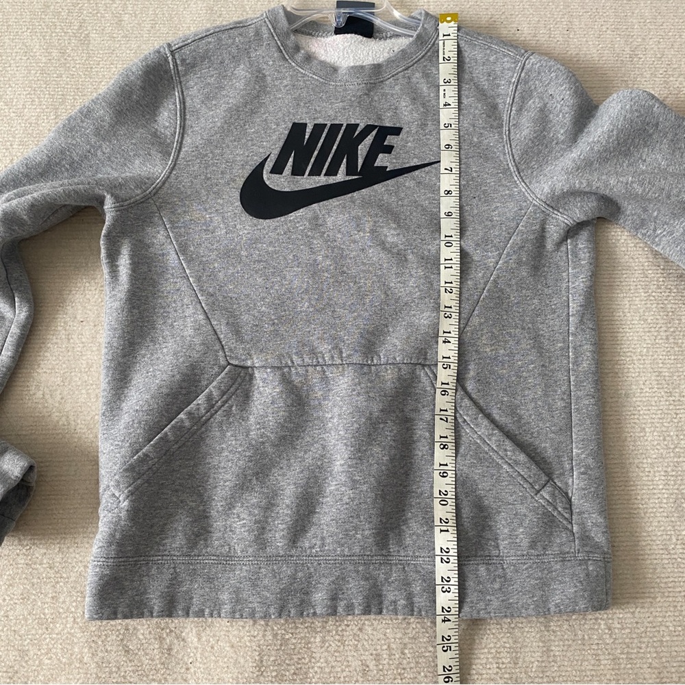Nike Club Fleece Crew Sweatshirt Gray Size XL - Picture 12 of 12